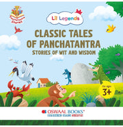 image //www.c...Oswaal Lil Legends Classic Tales of Panchatantra Book for Kids | Stories of Wit and Wisdom | Moral, English, Short, Bedtime 5 Stories for Children 3+ Age