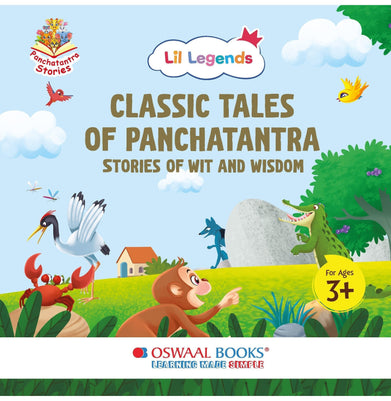 imagOswaal Lil Legends Classic Tales of Panchatantra Book for Kids | Stories of Wit and Wisdom | Moral, English, Short, Bedtime 5 Stories for Children 3+ Age