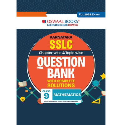 imagOswaal Karnataka Chapterwise & Topicwise Question Bank Class 9 - Mathematics buy online at crossword.in