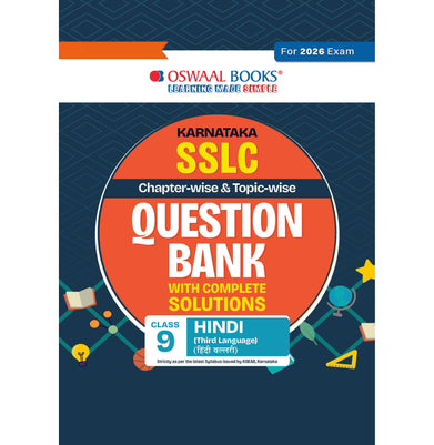 imagOswaal Karnataka Chapterwise & Topicwise Question Bank Class 9 - Hindi Third Language buy online at crossword.in