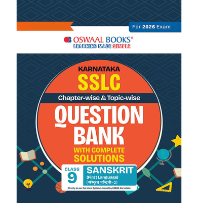 imagOswaal Karnataka Chapterwise & Topicwise Question Bank Class 9 - Sanskrit First Language buy online at crossword.in