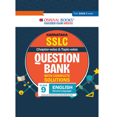 imagOswaal Karnataka Chapterwise & Topicwise Question Bank Class 9 - English Second Language buy online at crossword.in