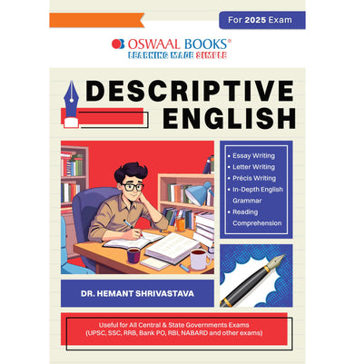 imagOswaal Descriptive English Useful for UPSC, SSC, RRB, PO, NABARD, and RBI & more buy online at crossword.in