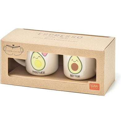 imagEspresso Mugs for Two - Charming Avocado Design by Legami buy online at crossword.in
