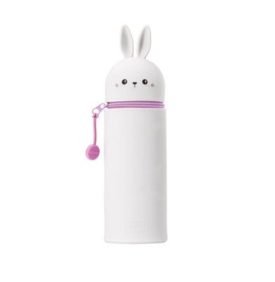 imag2-In-1 Silicone Pencil Case - Kawaii - Bunny