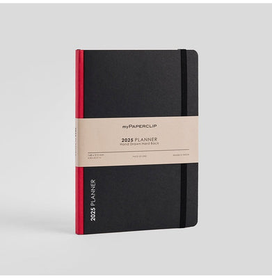 imag2025 Weekly Planner, A5-D2-Red Spine
