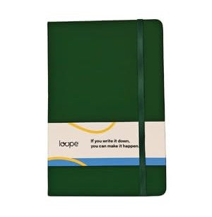 imagLoope A5 Solid Notebook 80Gsm 192 Pages Green