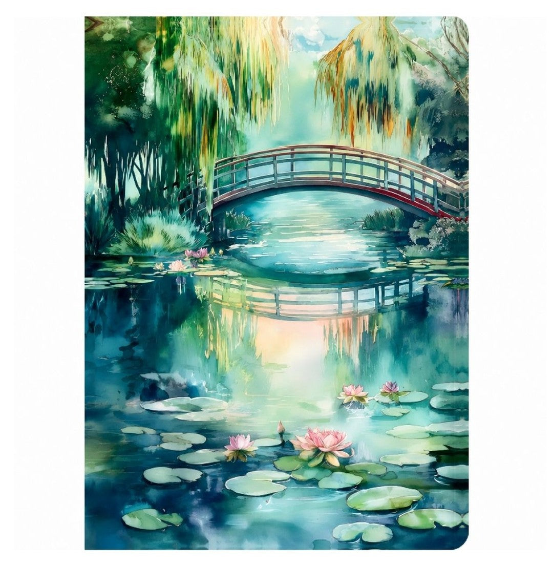 Loope Ruled Notebook A5 | The Water Lily Pond