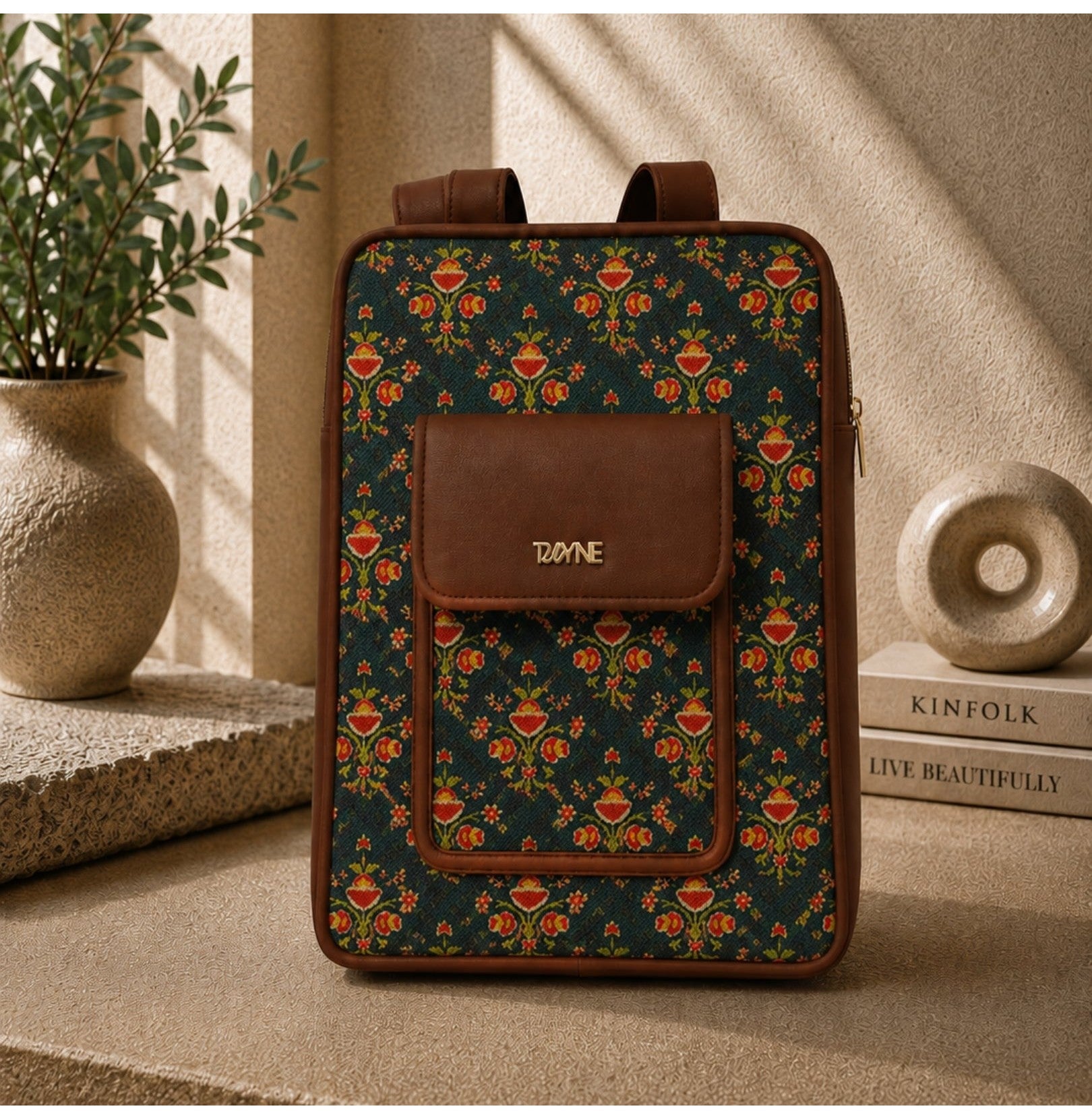Twyne Laptop Bag Floral Print