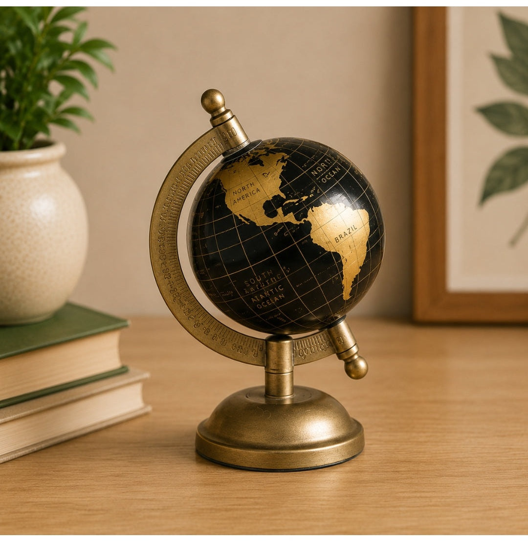 Loope Voyager World Globe- Black