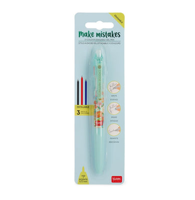 imag3-Colour Erasable Gel Pen - Make Mistakes - Flowers