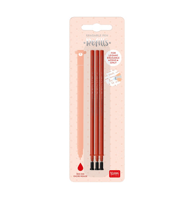 imag3 Pcs Erasable Pen Refills - Erasable Pen Refills - Red