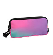 image //www.c...3-Zip Pencil Case Sunset Series, Pink