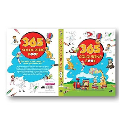 imag365 Colouring Book for Kids : Painting and Drawing Book with 368 Big Pictures Moonstone and Rupa Publications India