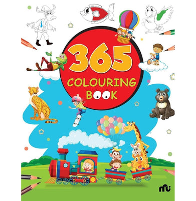 imag365 Colouring Book for Kids : Painting and Drawing Book with 368 Big Pictures Moonstone and Rupa Publications India