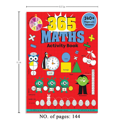 imag365 Maths Activity Book For Kids: Age 5+ Paperback Wonder House Books
