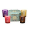imag14 Pack Shot Glass Candles - Mahogany, Lavender, Rose & Vanilla