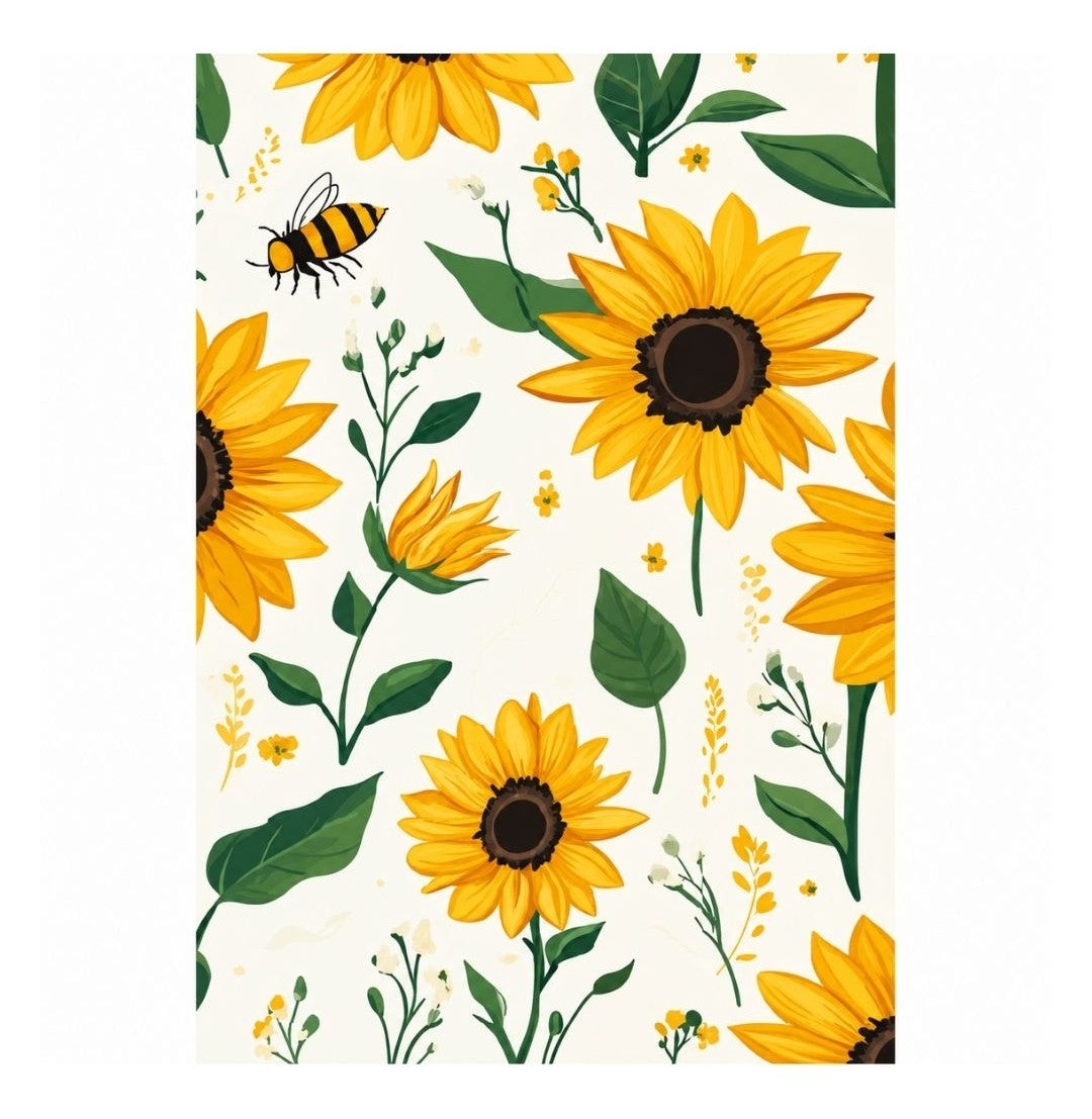Loope Unruled Notebook A5 | Sunflowers