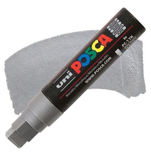 Uni Marking Pen Posca 17K Silver 5 T  Versatile Acrylic Paint Marker For Creative Expression
