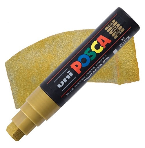 Posca 17K Gold Marking Pen  Versatile Acrylic Paint Marker For All Surfaces