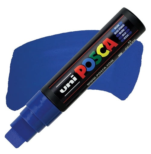Uni Posca 17K Blue Acrylic Paint Marker  Vibrant Versatility For Every Creative Need