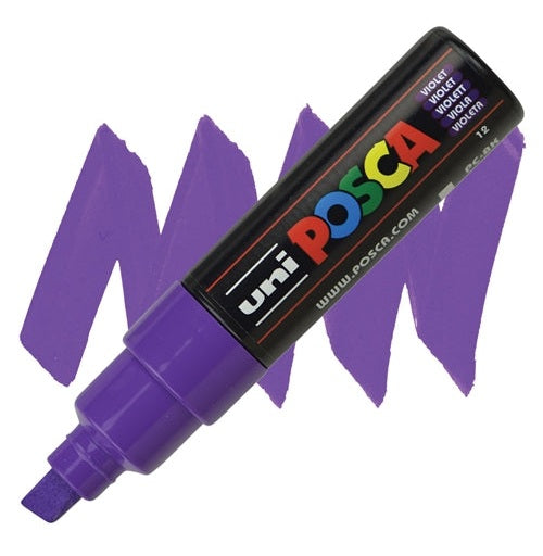 Uni Posca 8K Violet Acrylic Marking Pen