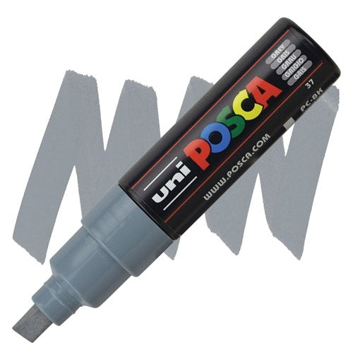 Uni Marking Pen Posca 8K Grey  Vibrant & Versatile Acrylic Paint Marker
