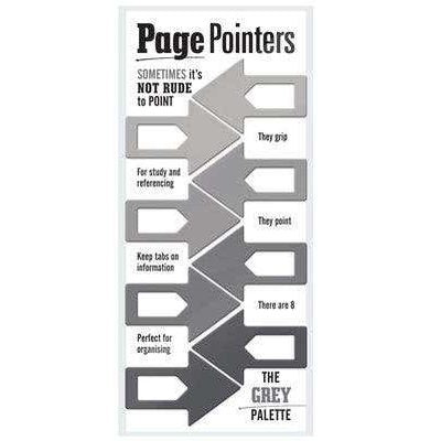 Page Pointers Grey: Stylish Arrows for Highlighting Important Information