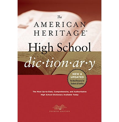 imagThe American Heritage High School Dictionary American Heritage Publishing Company