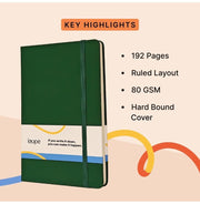 image //www.c...Loope A5 Solid Notebook 80Gsm 192 Pages Green