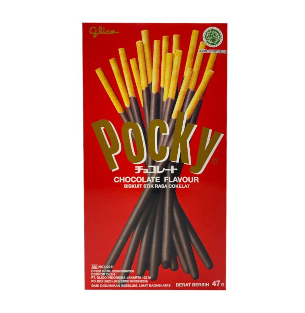 Delightful Glico Pocky Chocolate Biscuit Sticks, 47G Pack