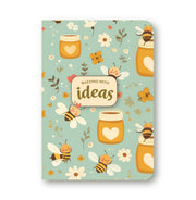 imagLoope Buzzing With Ideas Unruled A6 Foil Notebook