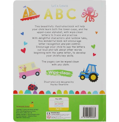 imagLet`s Learn A B C Wipe clean Board book Sandcastle Books Ltd