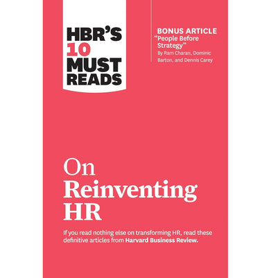 imagHBR's 10 Must Reads on Reinventing HR Paperback Review Harvard Business