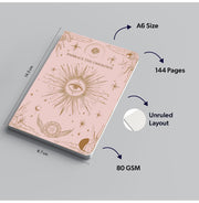 image //www.c...Loope Embrace The Unknown Ruled A6 Foil Notebook