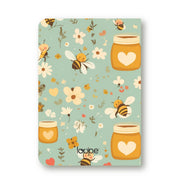 image //www.c...Loope Buzzing With Ideas Unruled A6 Foil Notebook