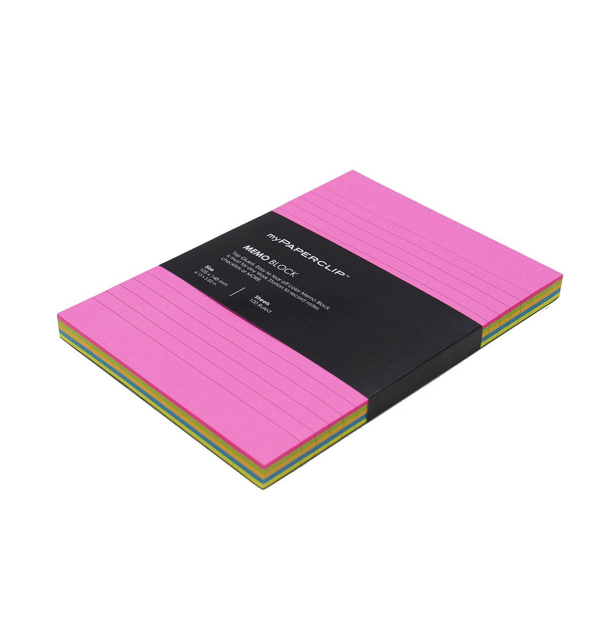 Vibrant A6 Memo Block By Paperclip MultiColor Creativity Unleashed
