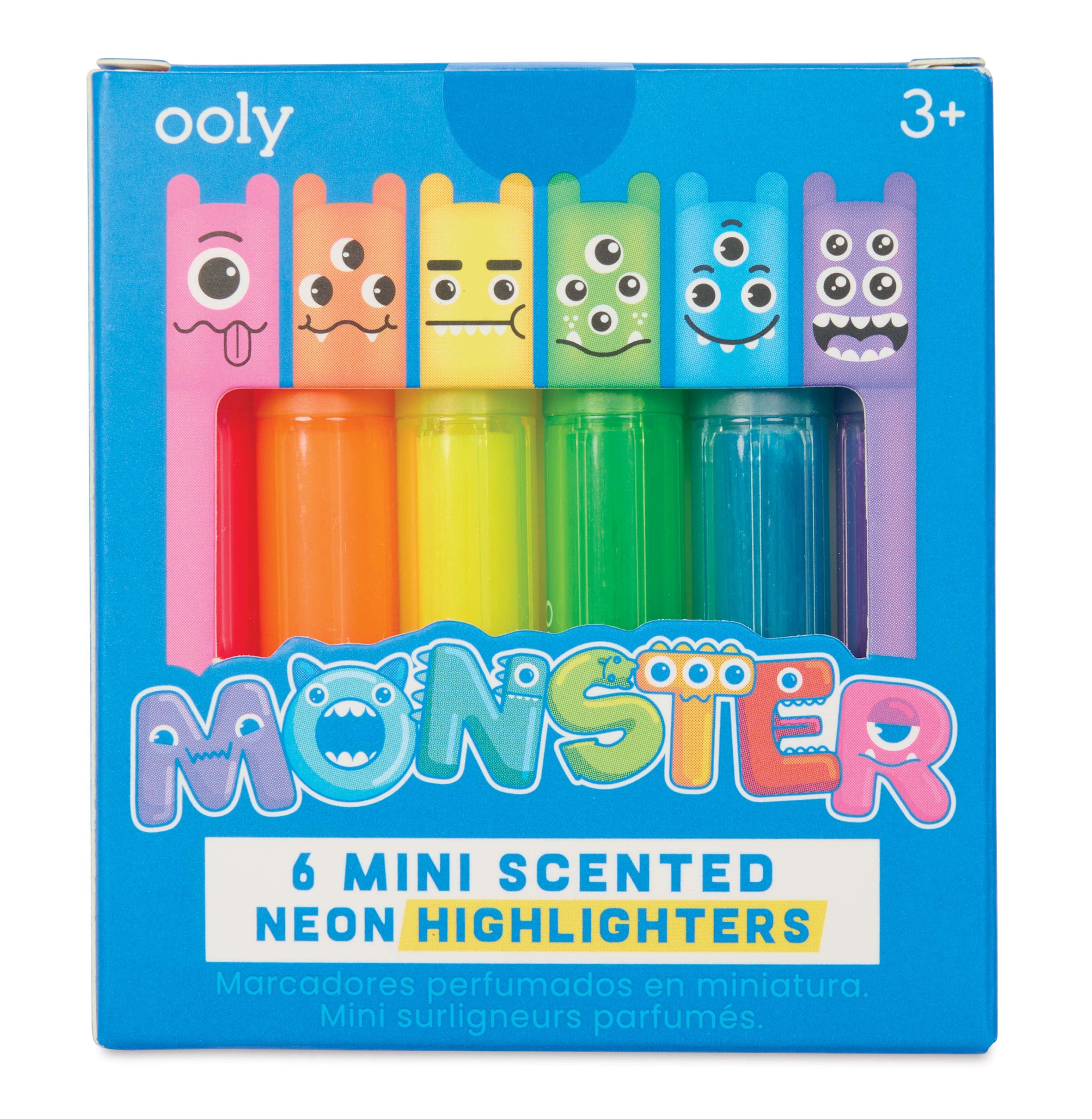 Monster Scented Highlighters Set - Vibrant Colors for Creative Fun