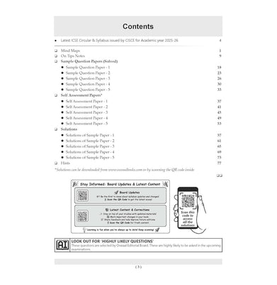 imagOswaal ICSE 10 Sample Question Papers Class 9 Physics, Chemistry, Biology & Maths
