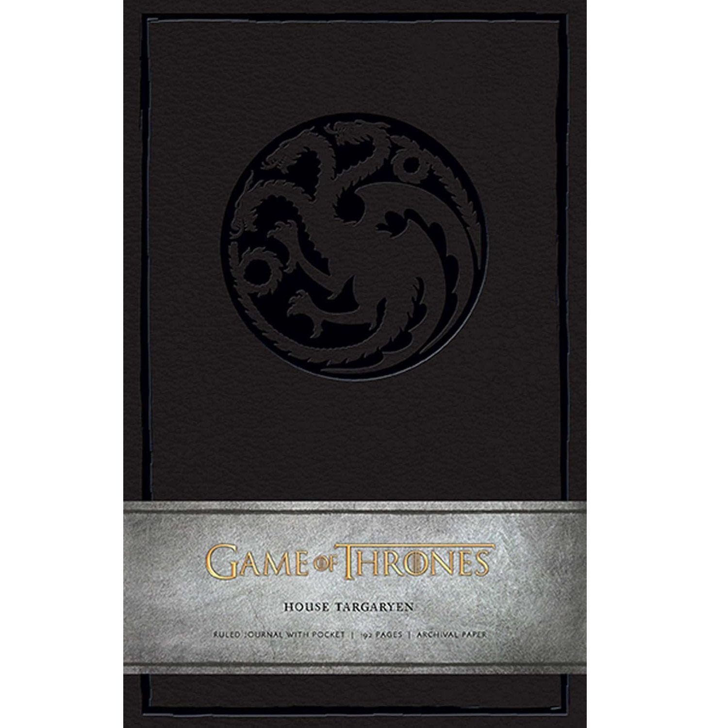 Game Of Thrones: House Targaryen Hardcover Ruled Journal
