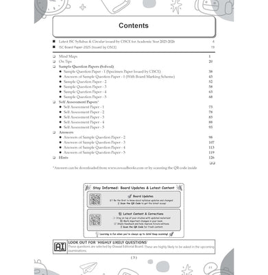 imagOswaal ISC 10 Sample Question Papers Class 12 Physical Education for Board Exam 2026