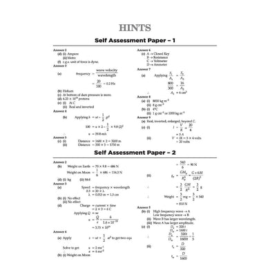 imagOswaal ICSE 10 Sample Question Papers Class 9 Physics, Chemistry, Biology & Maths