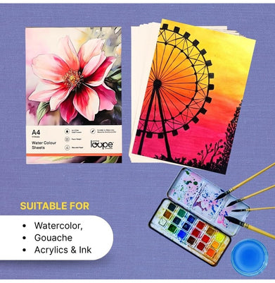 imagWater Color Loose Sheets - A4 - 10LF - 200GSM