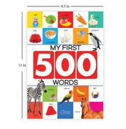 image //www.c...My First 500 Words: Early Learning Picture Book to learn Alphabet Numbers Shapes and Colours Transport Birds and Animals Professions Opposite Words Action Words Parts of the body and Objects Around Us. Paperback Wonder House Books