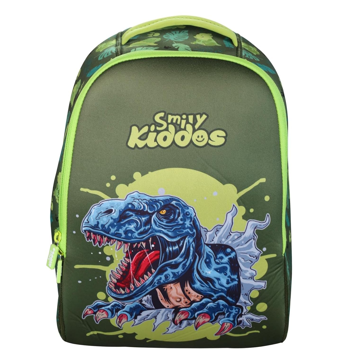 Smily Kiddos Green Dino Adventure Backpack