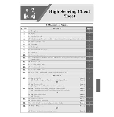 imagOswaal CBSE 15 Sample Question Papers Class 12 Biology for 2026 Board Exam
