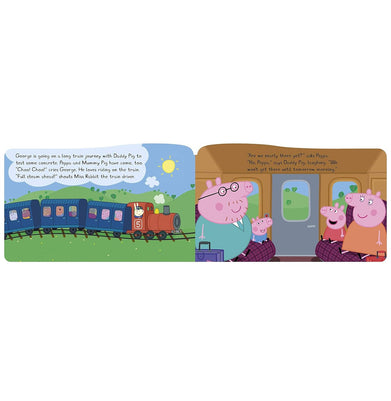 imagPeppa Pig: George's Train Ride Die:cut Board book LADYBIRD