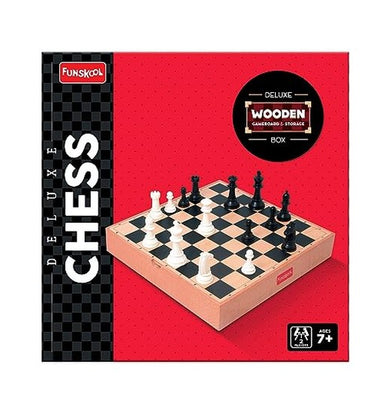 imagFunskool Deluxe Chess 10%OFF, 6-8 Years Toys & Games, 9-12 Years Toys & Games, Beyond Books, Board Games, Creativity, educational toys for 5 year olds, Funskool, Funskool Deluxe Chess, Indoor Sports, Toys, Toys & Games crossword.in