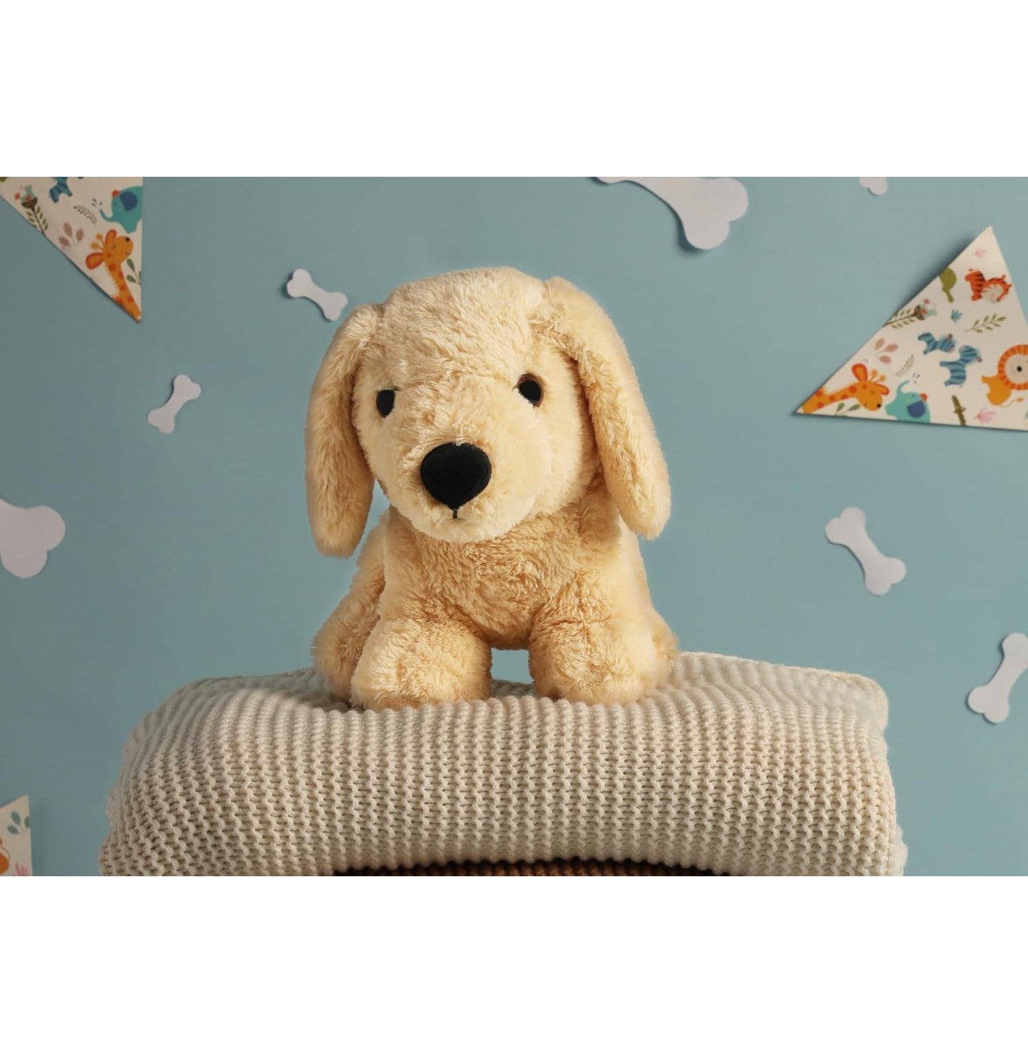 Beige Mini Dog Companion – 25Cm Snuggly Plush Toy