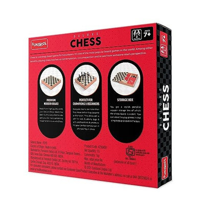 imagFunskool Deluxe Chess 10%OFF, 6-8 Years Toys & Games, 9-12 Years Toys & Games, Beyond Books, Board Games, Creativity, educational toys for 5 year olds, Funskool, Funskool Deluxe Chess, Indoor Sports, Toys, Toys & Games crossword.in